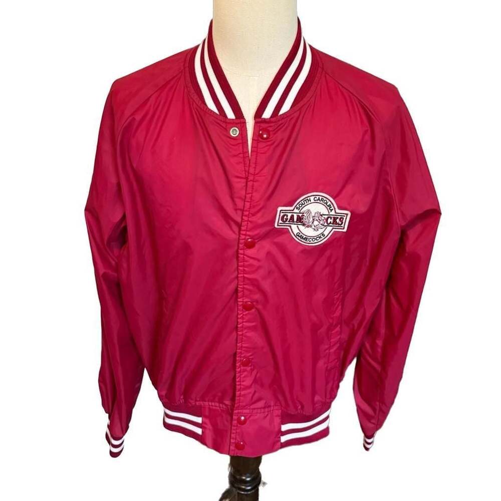 Vintage 80’s South Carolina Gamecocks Nylon Varsity Bomber Jacket